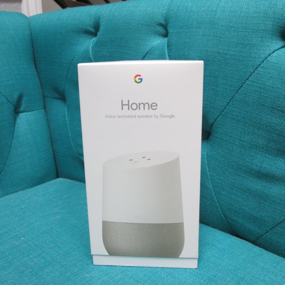 new GOOGLE HOME assistant voice activated speaker